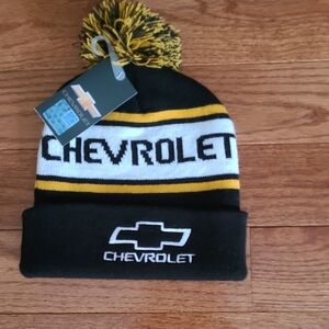 Chevrolet Black and Yellow Beanie